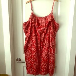 Lined Cotton Sundress with adjustable straps XXL